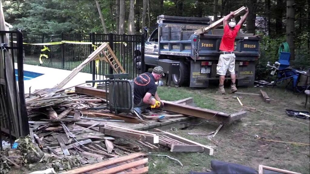 Deck Removal Dumpster Services-Colorado Dumpster Services of Loveland